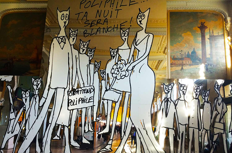 Melting sisters - paris nuit blanche art festival - Alain Secha's cats